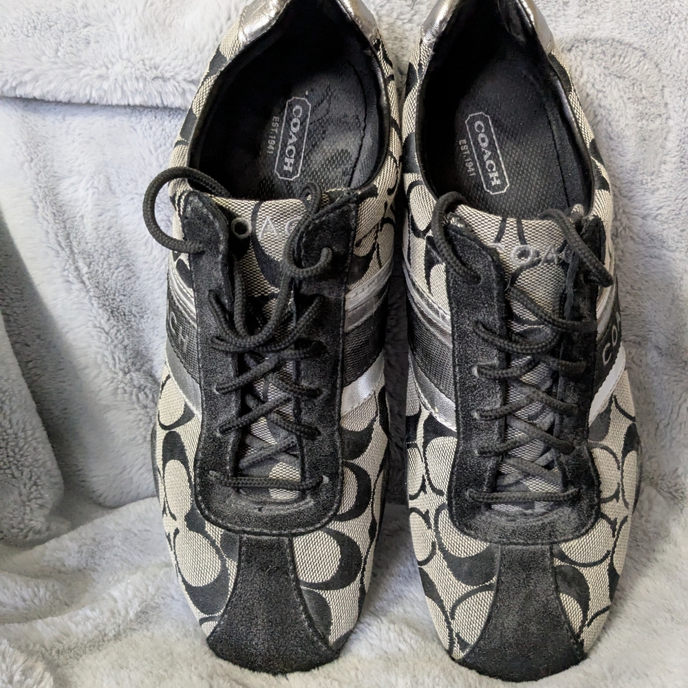 Coach Black and Gray Sneakers
